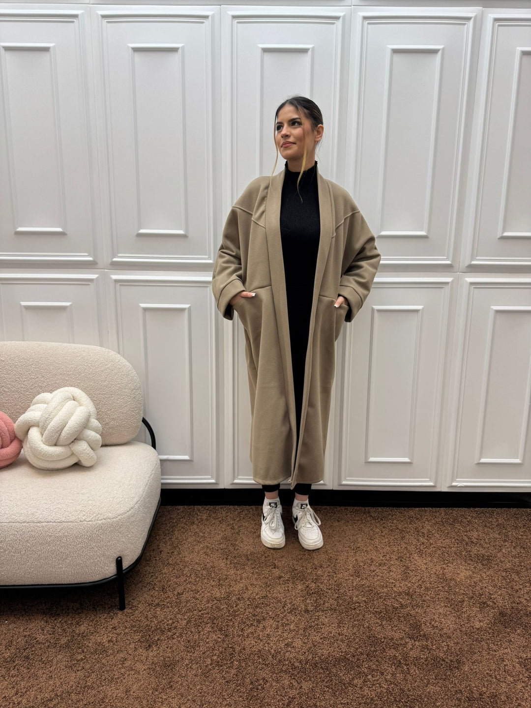 Modischer Oversized Damen Mantel